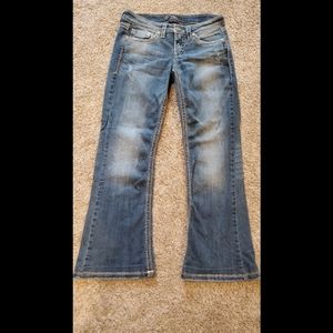 Women's Silver Jeans Size 28 Custom Inseam of 29" Lola Boot Cut